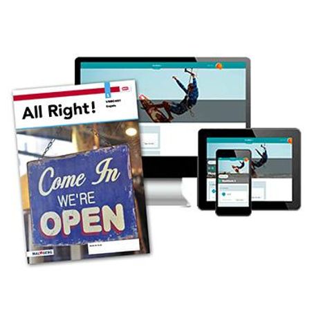 All Right! - MAX - boek+online 1 vmbo-kgt 6-jaar afname