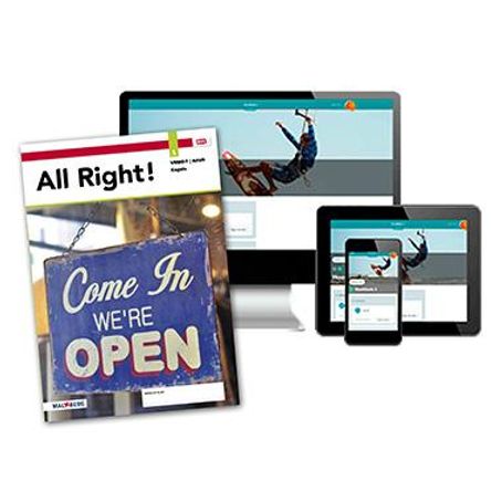 All Right! - MAX - boek+online 1 vmbo-t/havo 1-jaar afname
